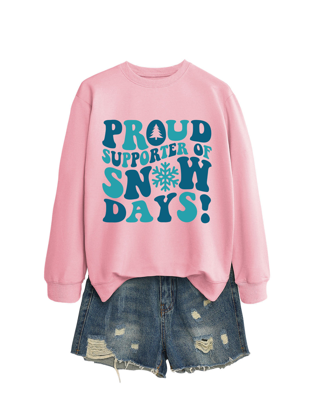 Sweatshirt femme avec imprimé créatif et coupe décontractée Chic & Stil