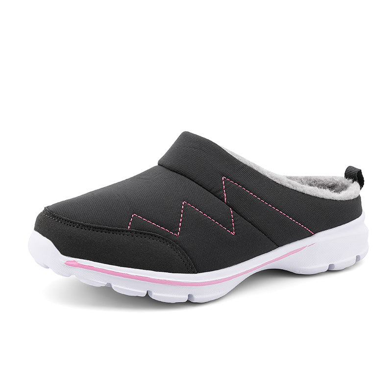 Slippers for women with non-slip sole and elastic shaft Lune London