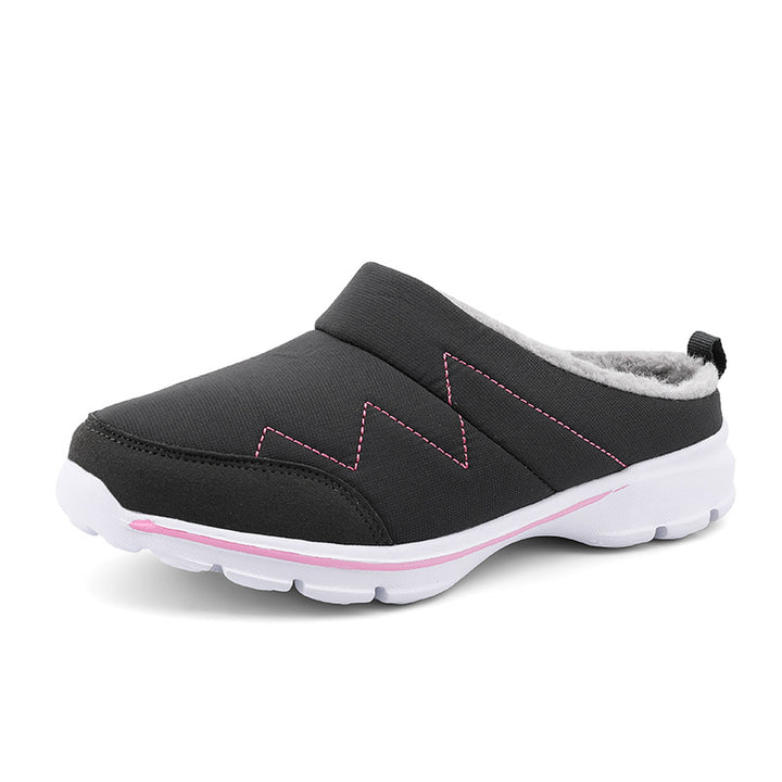 Slippers for women with non-slip sole and elastic shaft Lune London