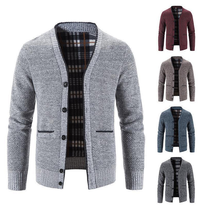 Men's knit jacket with modern design and classic fit Lune London