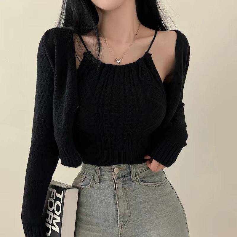 Top en tricot pour femme avec élément décoratif au dos et coupe décontractée Chic & Stil