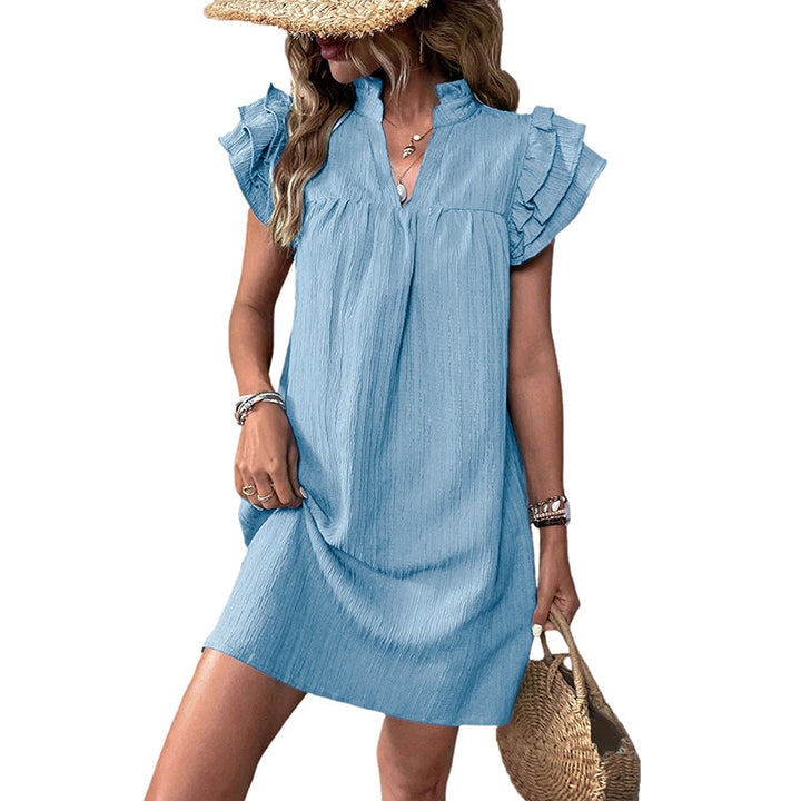 Lune London Flowy Ruffle Mini Dresses for Women