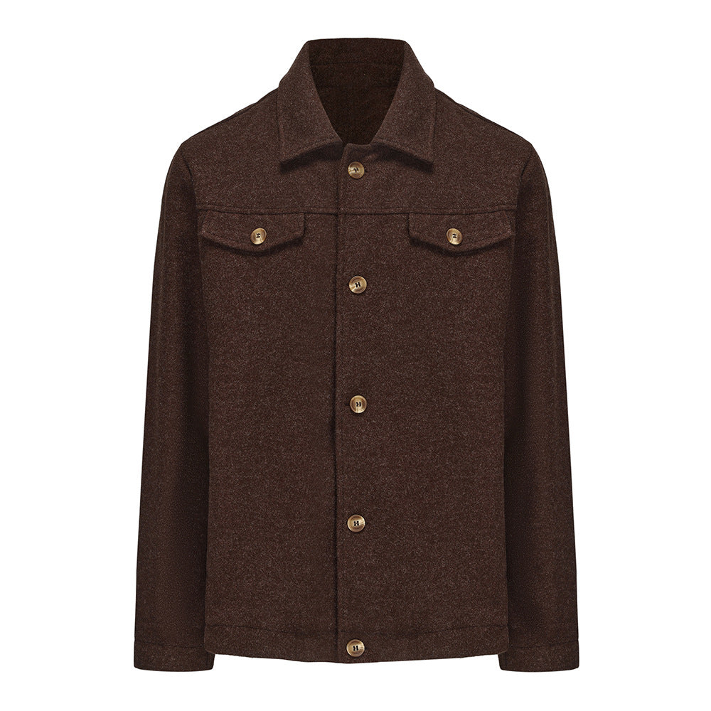 Casual fleece jacket for men with textured inner lining Lune London