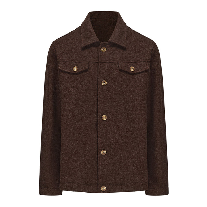Casual fleece jacket for men with textured inner lining Lune London