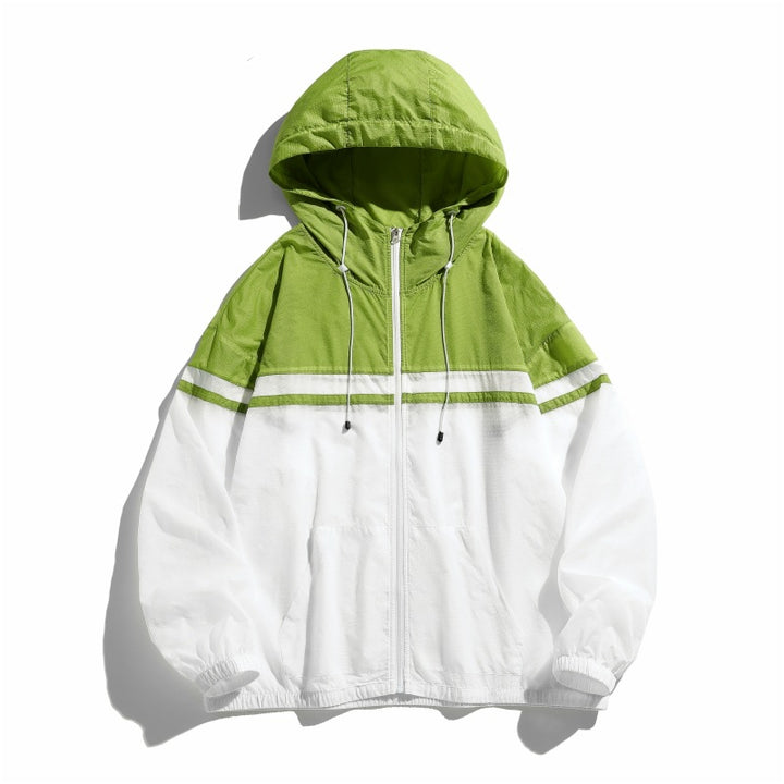 Women's functional transition jacket with adjustable hood and breathable inserts Lune London