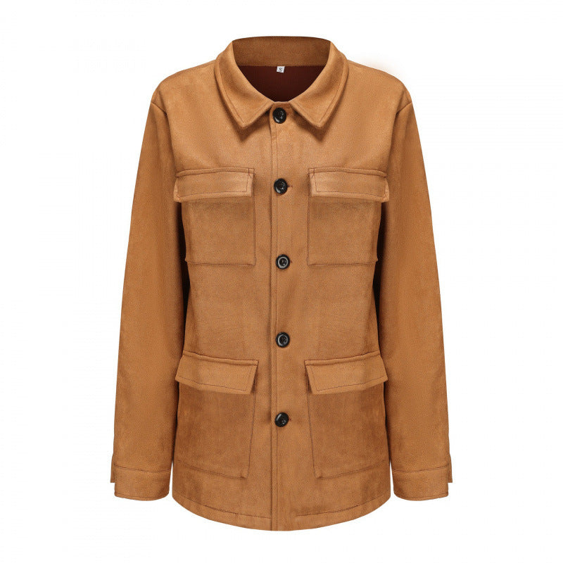 Women's practical jacket with a modern look with applied pockets Lune London