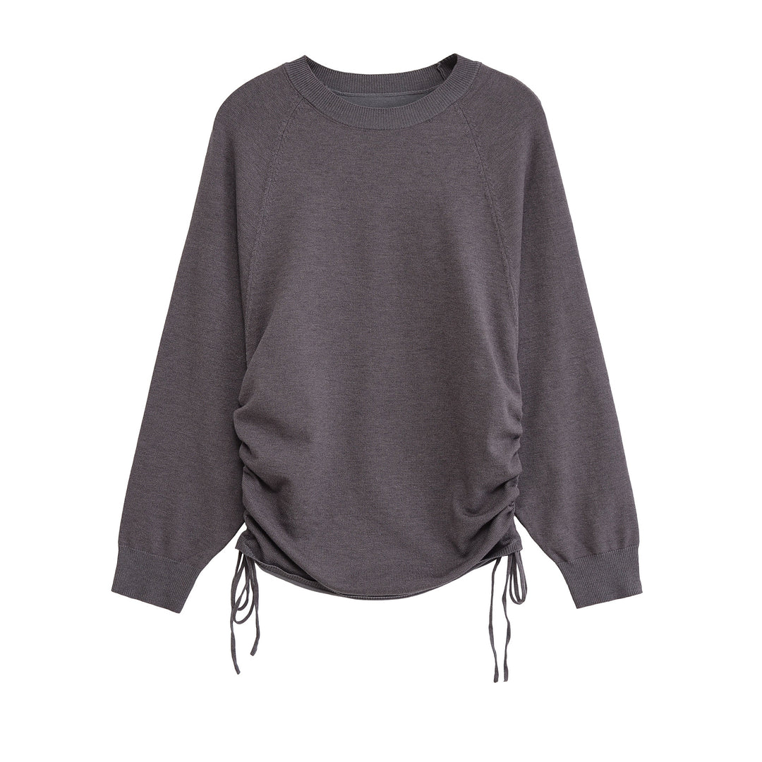 Women Sporty Sweater with Side Laces Lune London