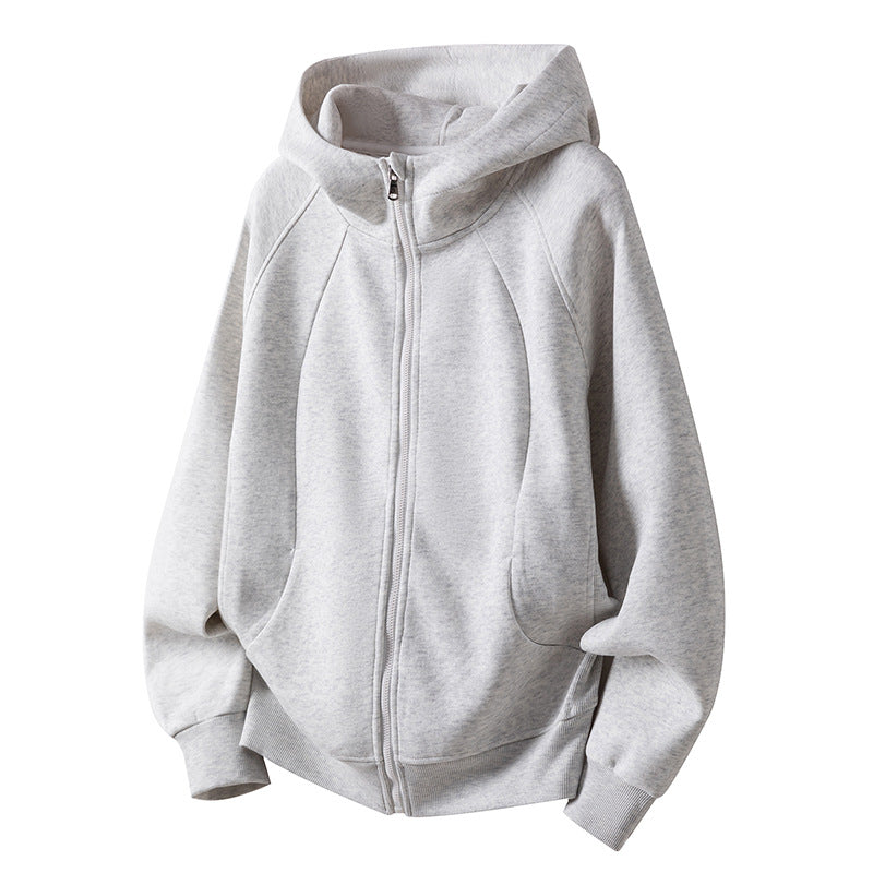 Women's hooded jacket in soft terry fabric Lune London
