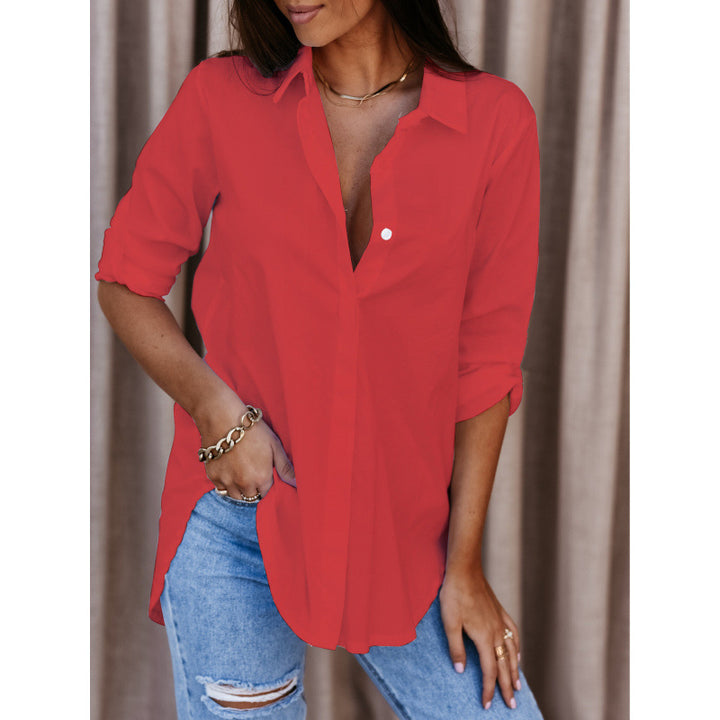 Lune London Casual Button-Up Shirt for Women