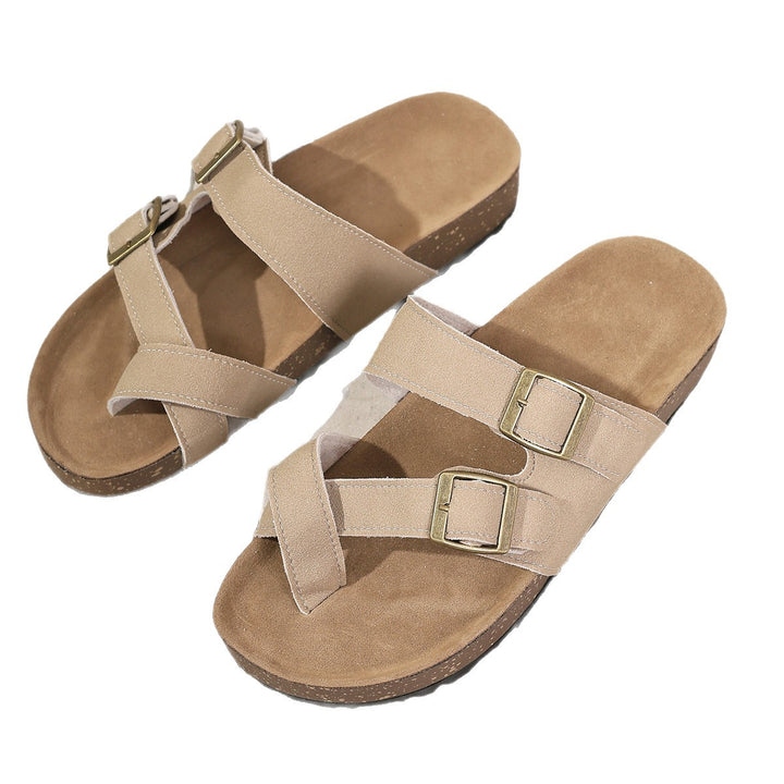 Comfortable heeled sandals for women with adjustable straps Lune London