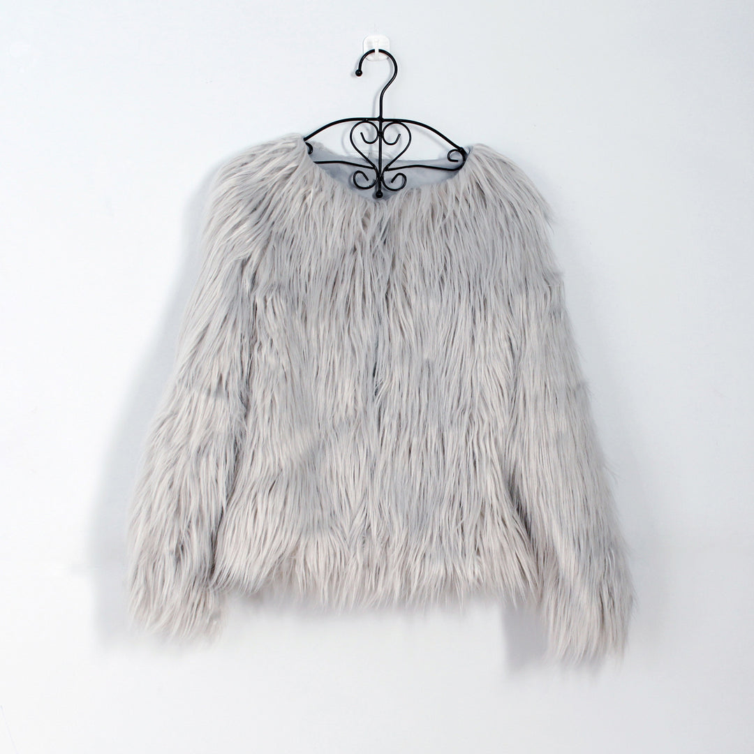 Ladies Cozy and Stylish Faux Fur Jacket Lune London