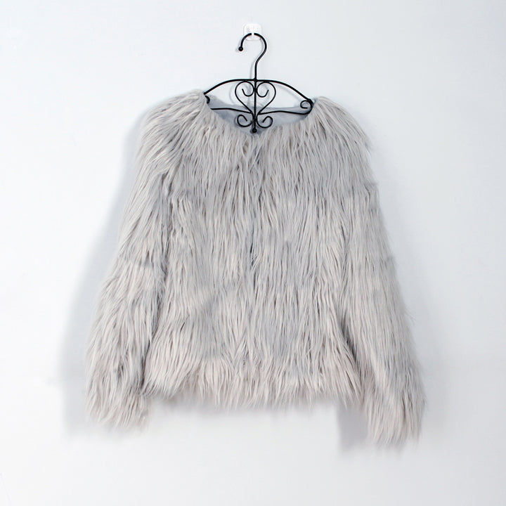 Ladies Cozy and Stylish Faux Fur Jacket Lune London