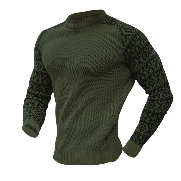 Men's knit sweater with graphic pattern Lune London