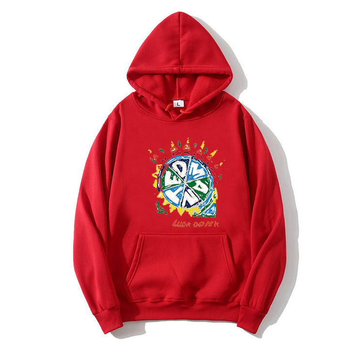 Women's hoodie with creative graphic print Chic & Stil