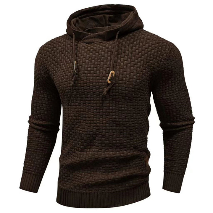 Men's hoodie with textured design Lune London
