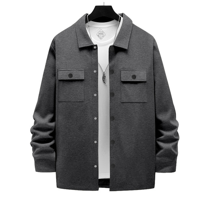 Trendy shirt jacket for men with practical pockets and innovative comfort Lune London