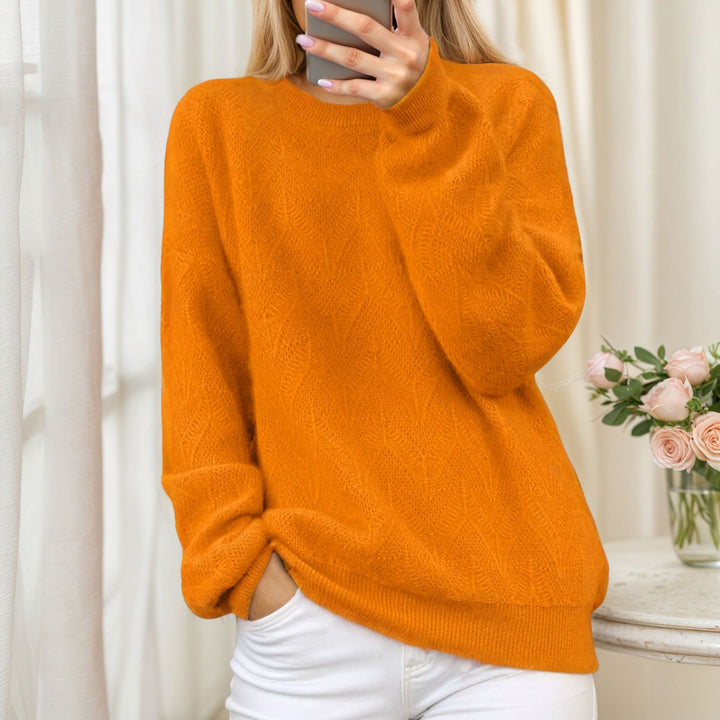 Women's soft knit sweater with elegant pattern Lune London