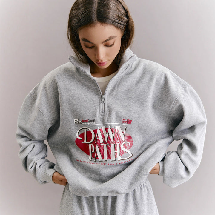 Ensemble de loisirs pour femmes composé d'un hoodie zippé et de sweats larges Chic & Stil