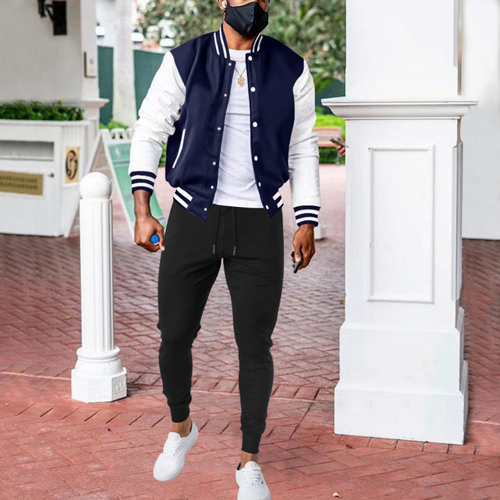 Men's sports jacket with practical pockets and breathable cotton Lune London
