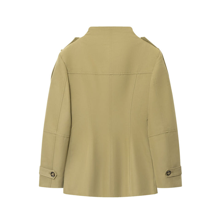 Women's utility jacket with a high collar and practical pockets Lune London