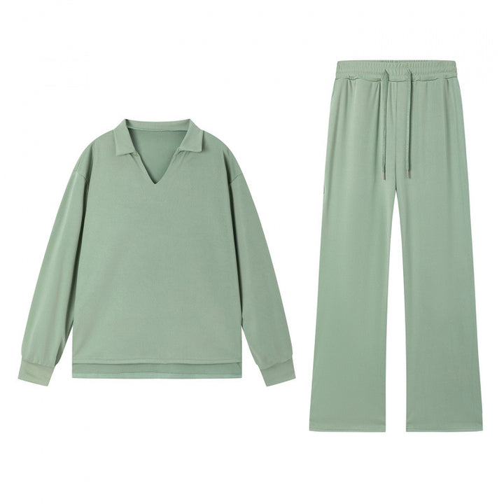 Ensemble de sweat-shirt et pantalon de loisirs pour femmes Chic & Stil