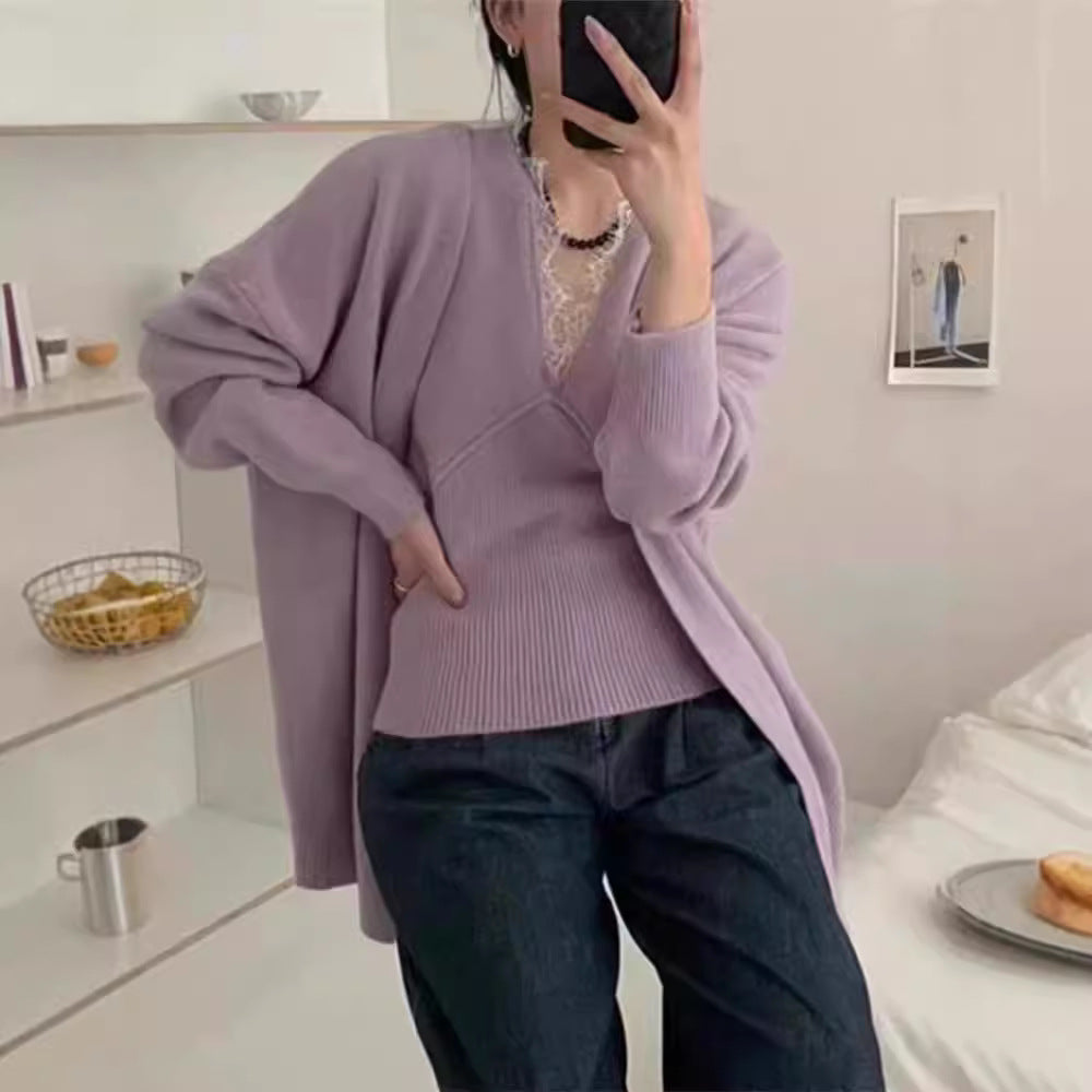 Cardigan décontracté pour femme avec une coupe ample et un matériau confortable Chic & Stil