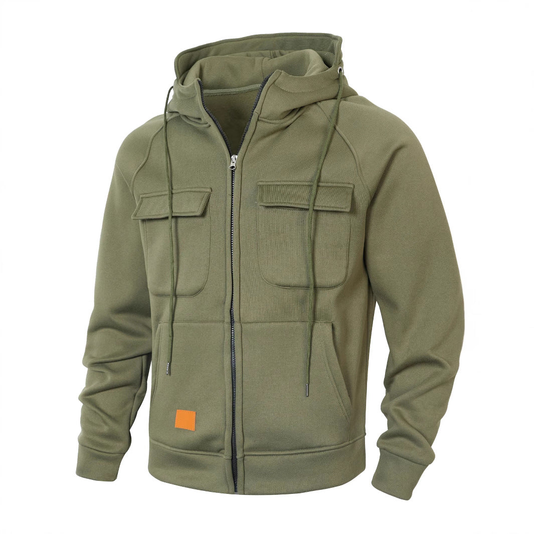 Men's hooded jacket with practical pockets and stylish design Lune London