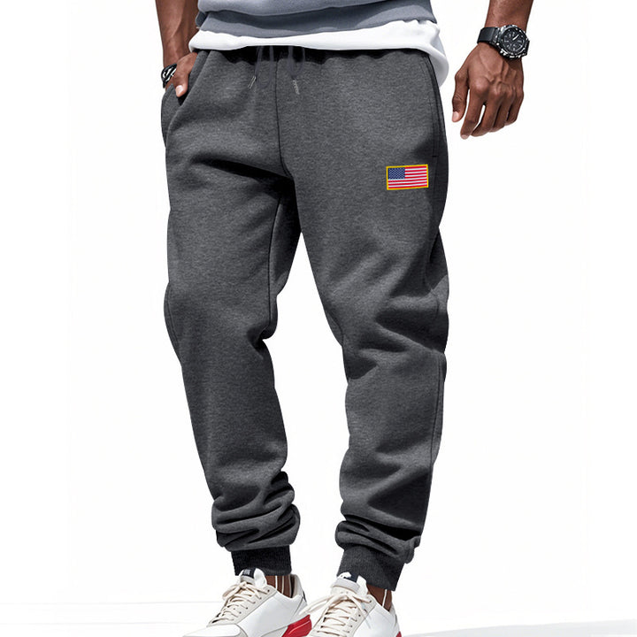 Sport pants for men with elastic waist and practical side pockets Lune London