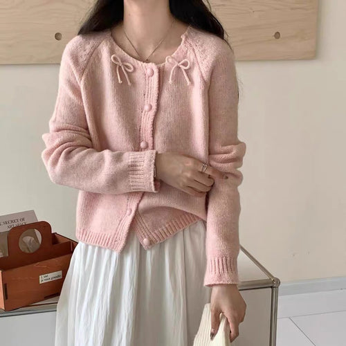 Ladies Cozy Pullover with Decorative Knots and Large Buttons Lune London