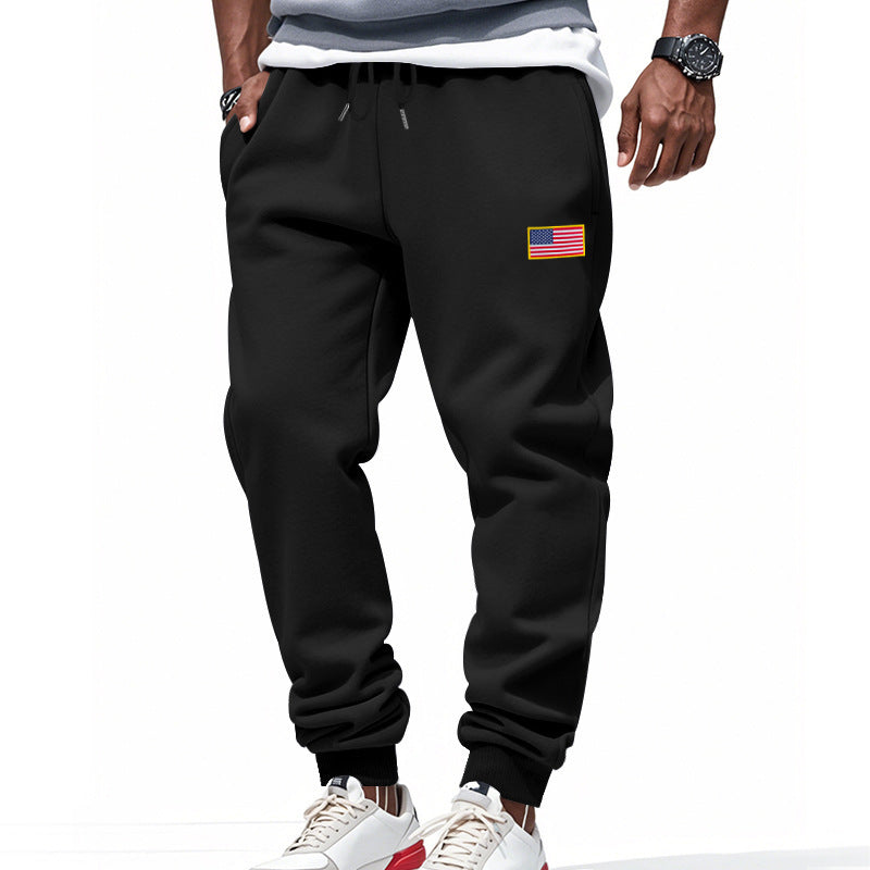 Sport pants for men with elastic waist and practical side pockets Lune London