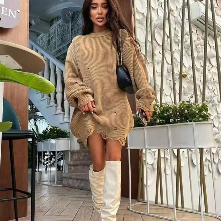 Oversized knit dress for women Lune London