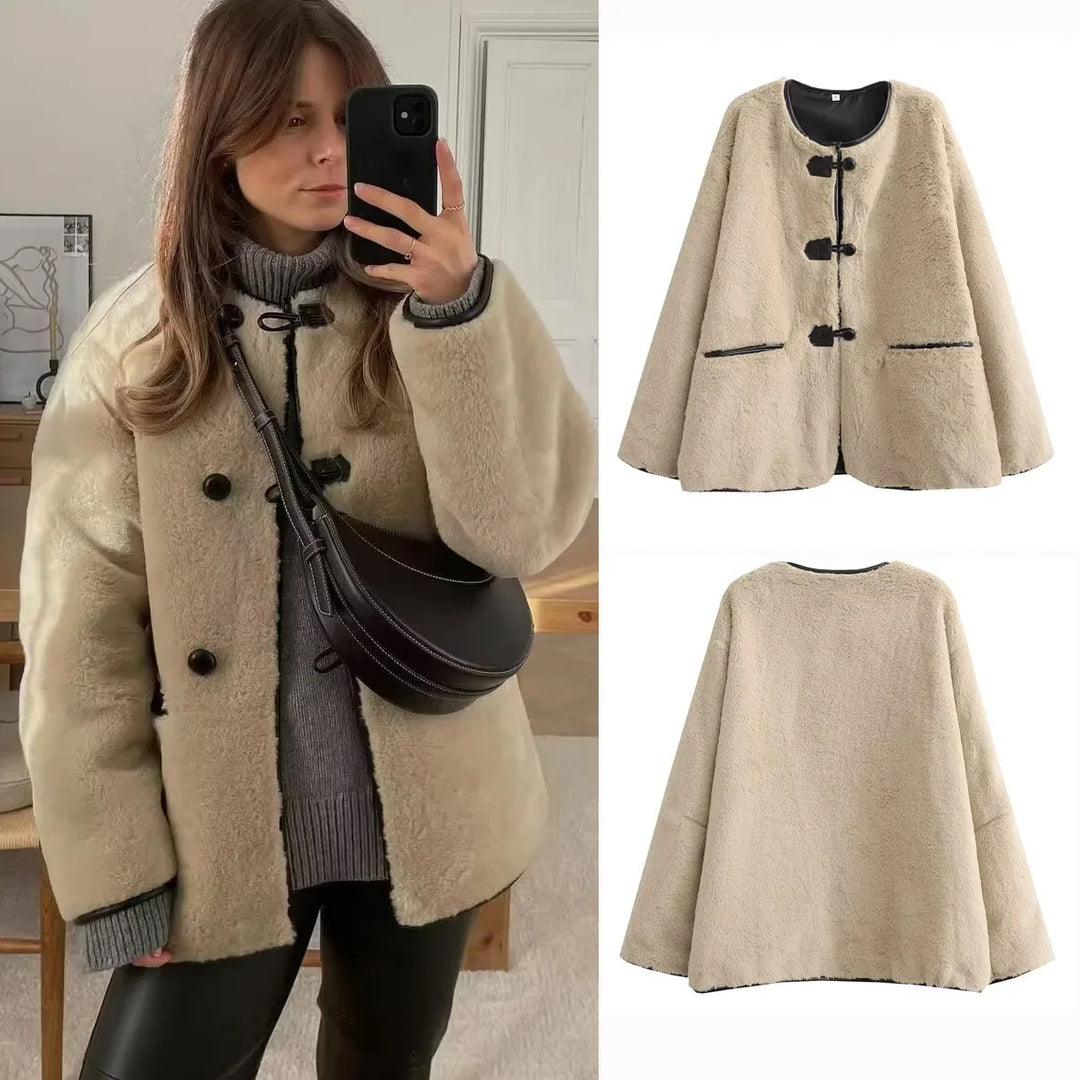 Veste en polaire confortable pour femmes avec poches pratiques Chic & Stil