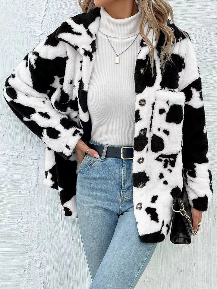 Ladies Soft Checkered Jacket Lune London