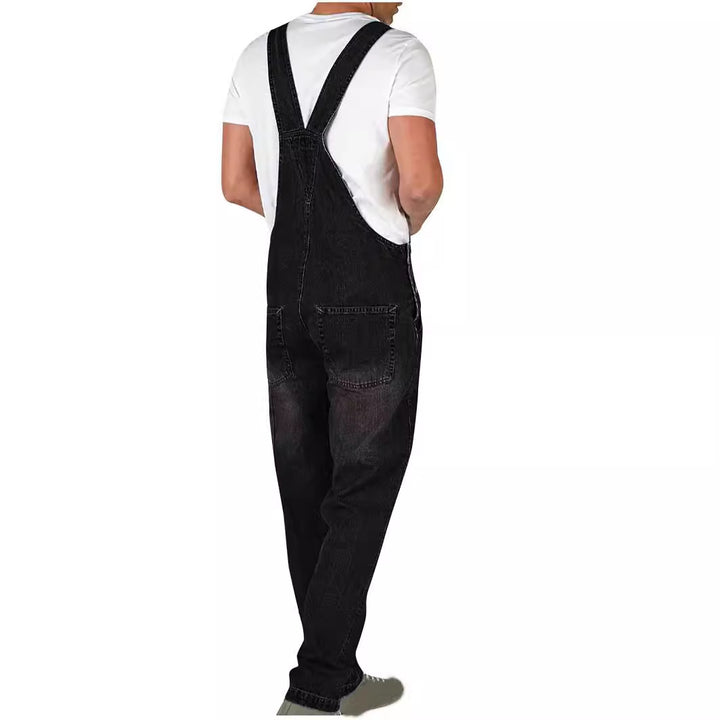 Men's denim overall in a casual cut with adjustable straps Lune London