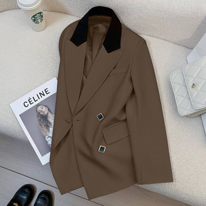 Blazer élégant et moderne à double boutonnage pour femme Chic & Stil