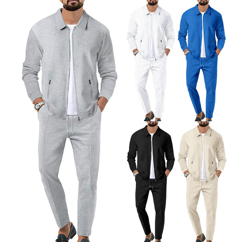 Sports leisure set for men with functional high collar and breathable properties Lune London