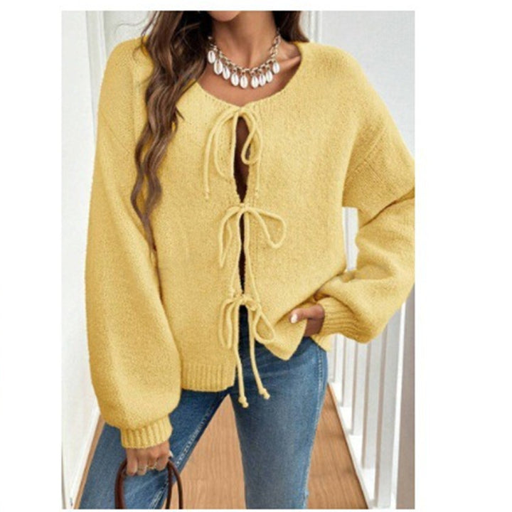 Women's sweater with drawstring and offset sleeves Lune London