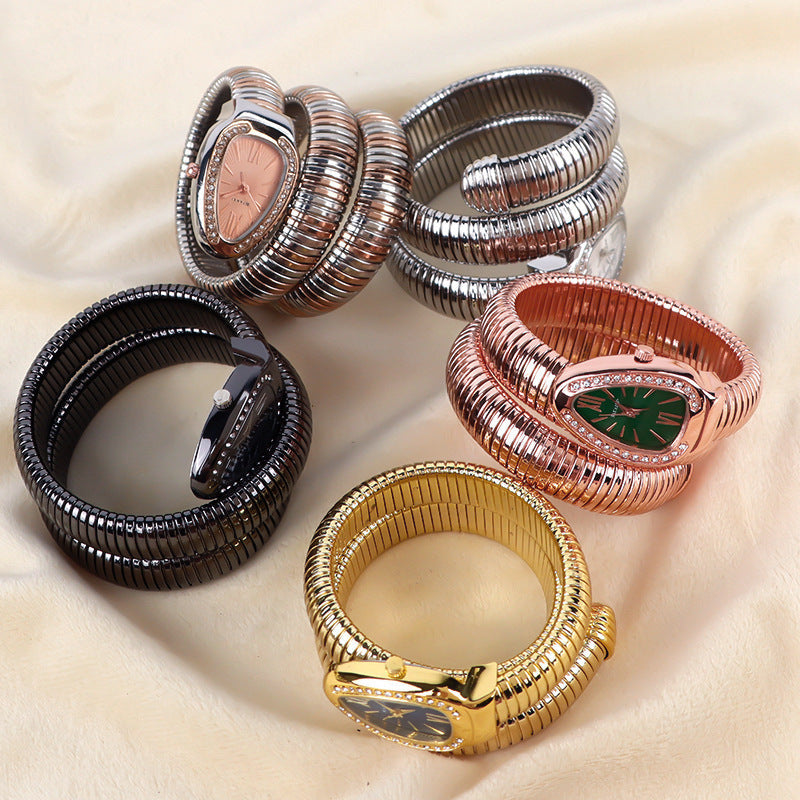 Lune London | Snake Watch with Quartz Movement and Personal Bracelet