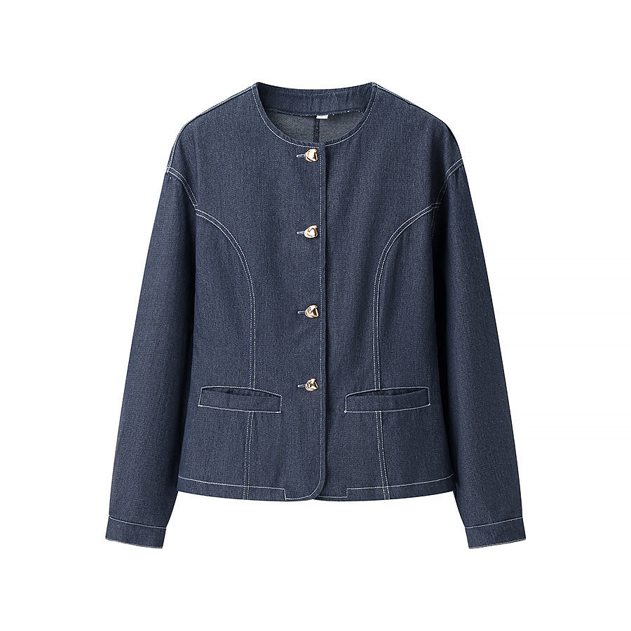 Loose denim pants for women with a high waist and classic cut Lune London