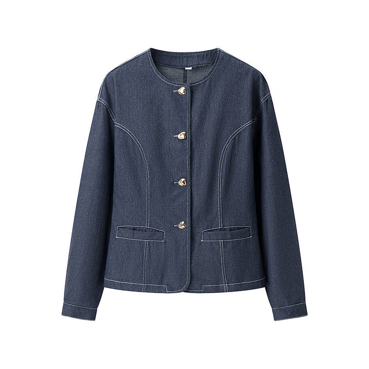 Loose denim pants for women with a high waist and classic cut Lune London
