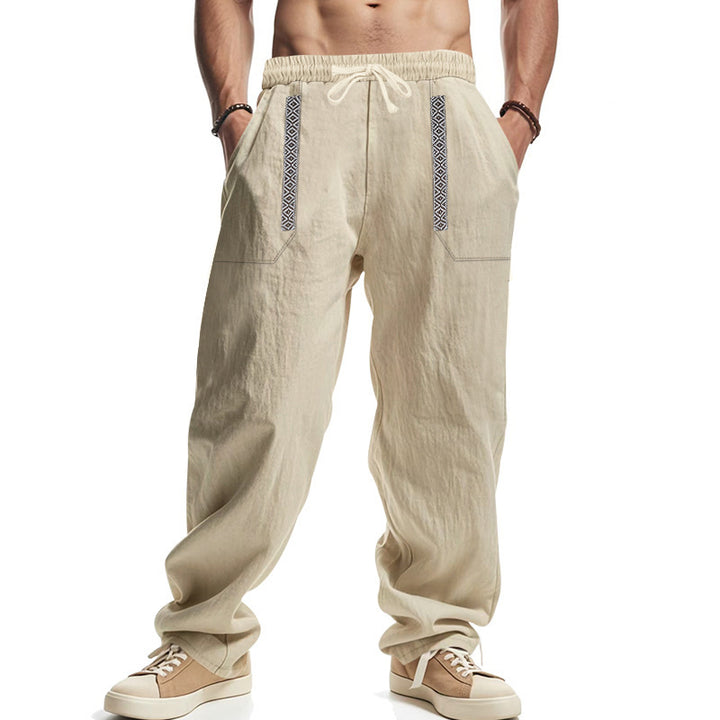 Men's casual hiking pants with elastic waistband Chic and style
