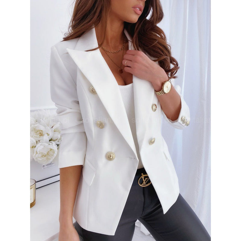 Blazer pour femme avec des détails de bouton de haute qualité et une coupe élégante Chic & Stil