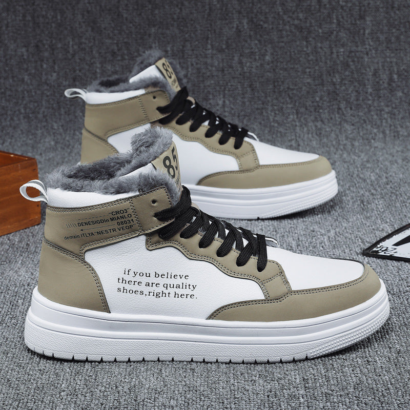 High-top sneakers for women with warm inner lining and non-slip sole Lune London