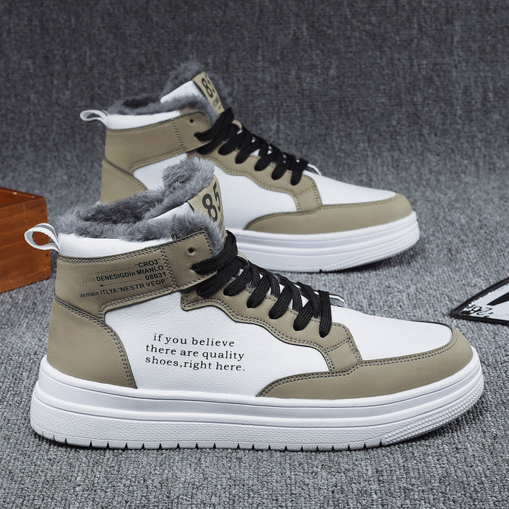 High-top sneakers for women with warm inner lining and non-slip sole Lune London