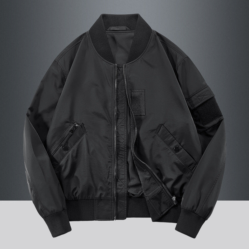 Casual bomber jacket for men with practical zip pockets Lune London