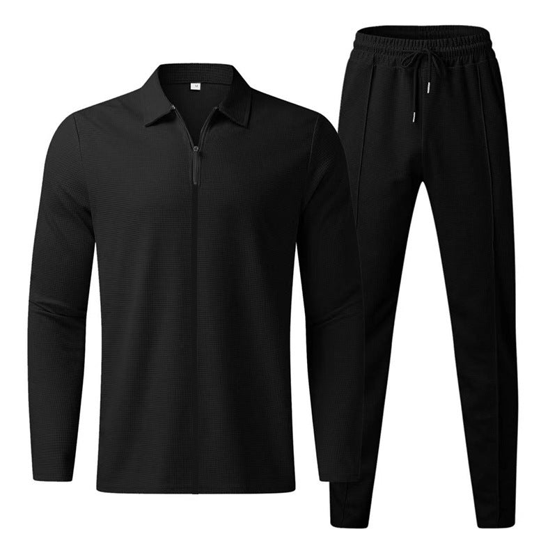 Men's sports leisure set with zipper and breathable structure Lune London