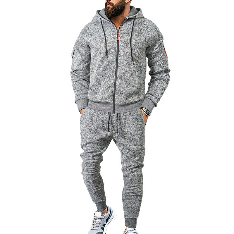 Two-piece sports training outfit for men with practical pockets and elastic waistband Chic und Stil
