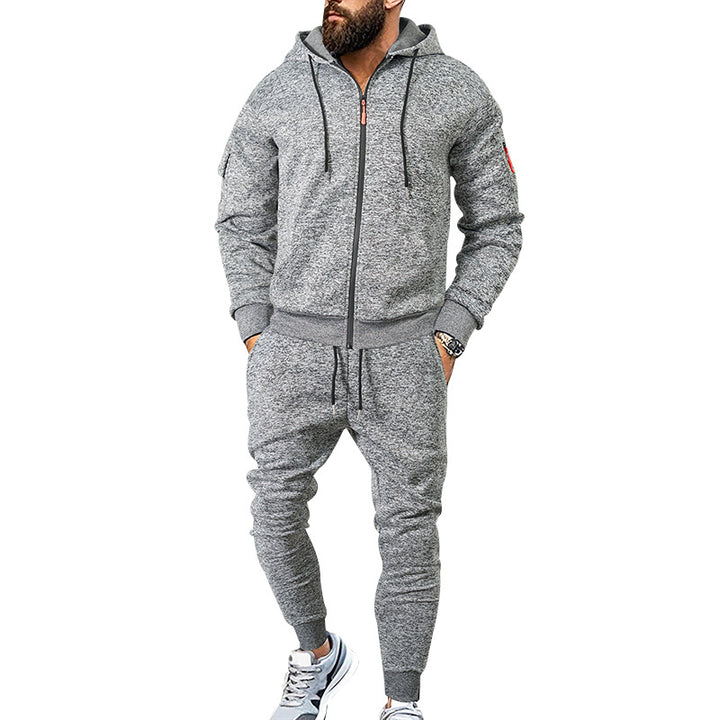 Two-piece sports training outfit for men with practical pockets and elastic waistband Chic und Stil