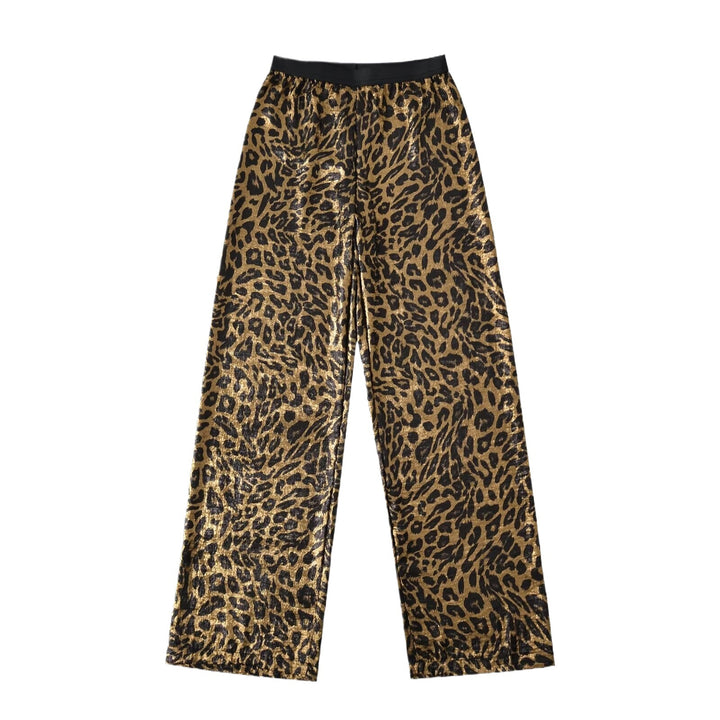 Elegant leopard pants for women Lune London