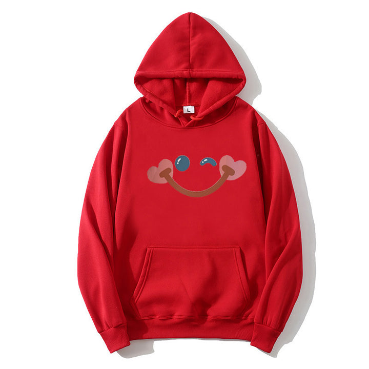 Women's hoodie with cheerful smiley design Chic & Stil